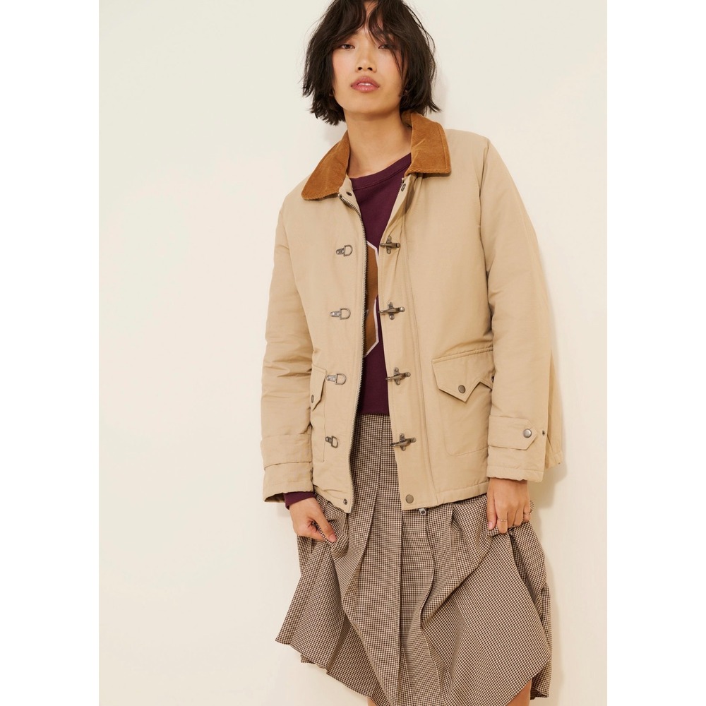Found Padded Fisherman Jacket Women Size: S